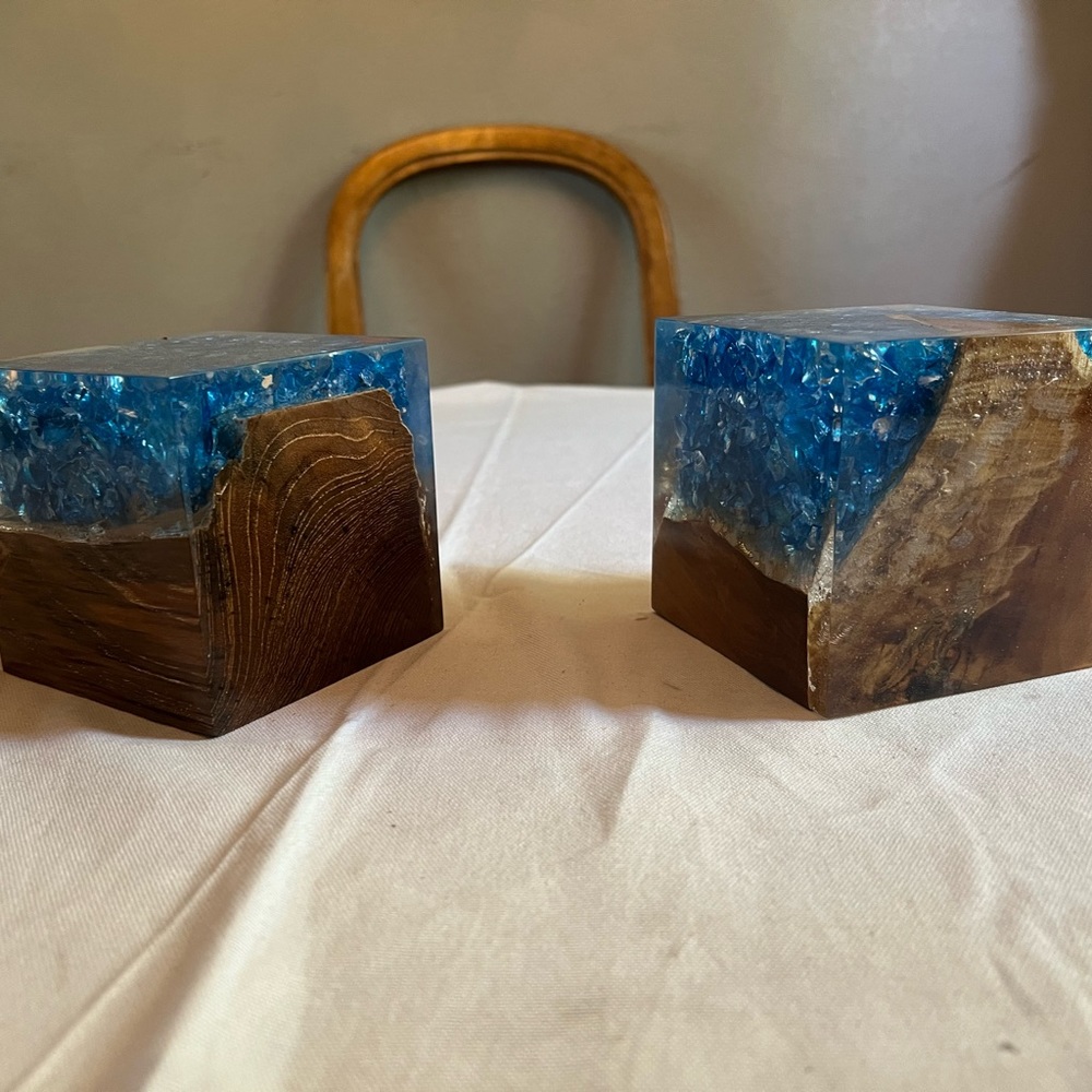 Wooden Acrylic block